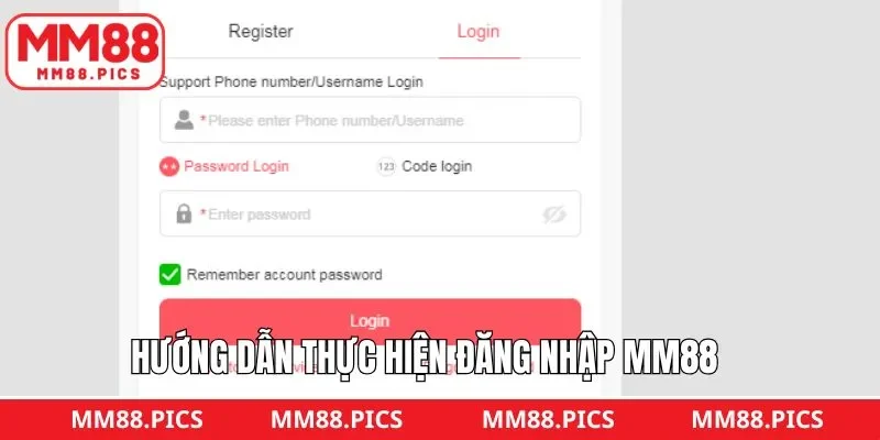 Khám phá chi tiết các bước trong quy trình đăng nhập MM88